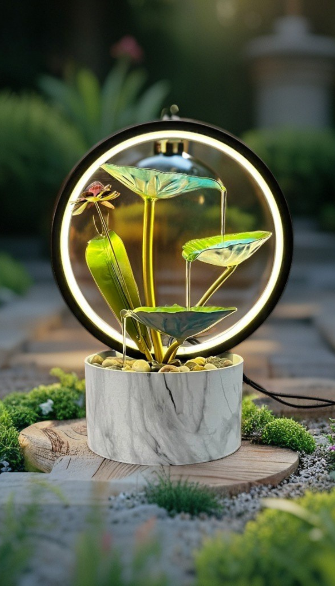 TranquilFlow: Creative Water Fountain for Home Relaxation