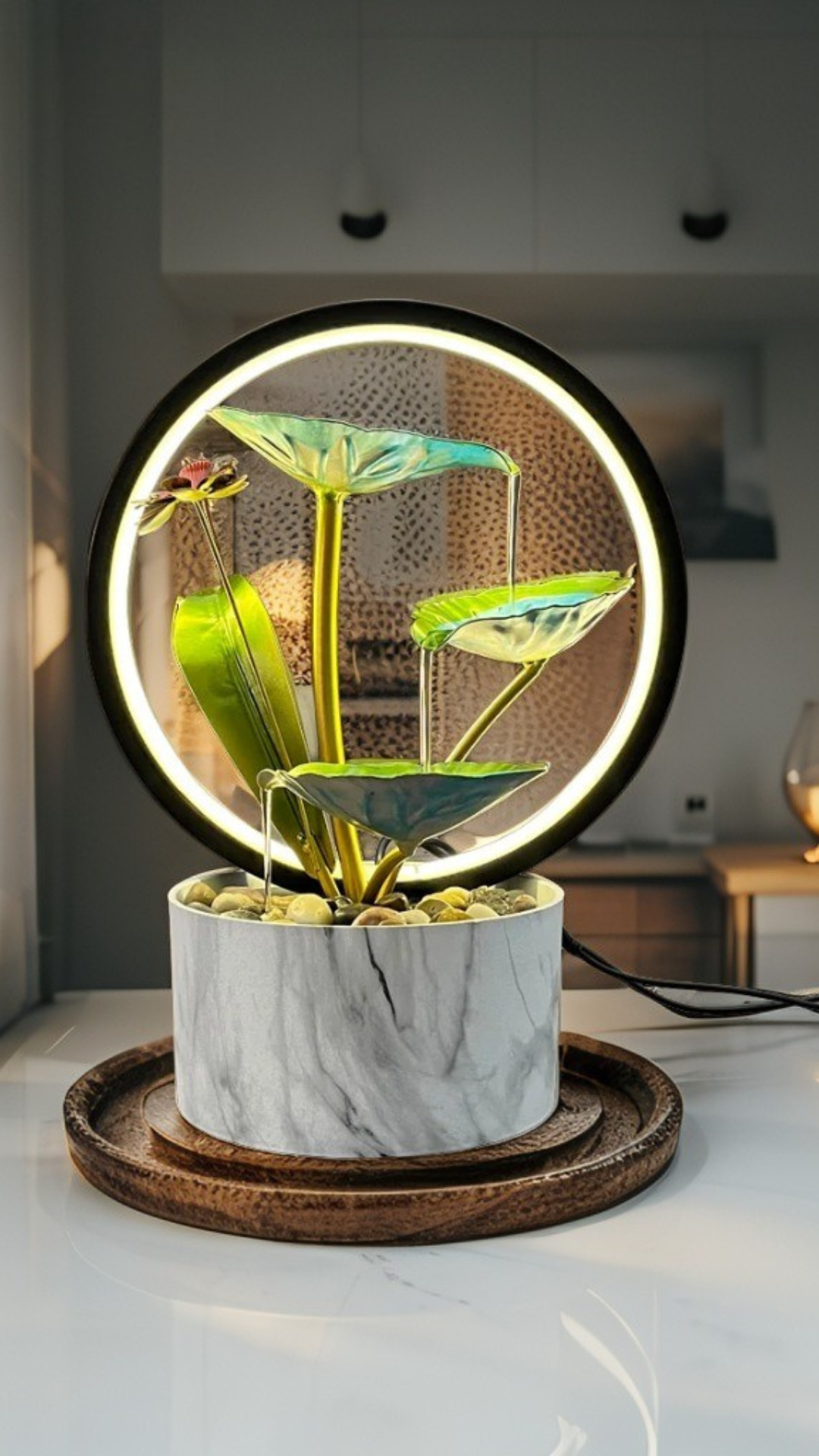 TranquilFlow: Creative Water Fountain for Home Relaxation