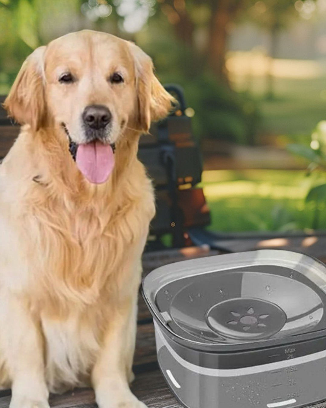 No More Spilled Water! - Anti-Spill Pet Water Bowl ( 2L)