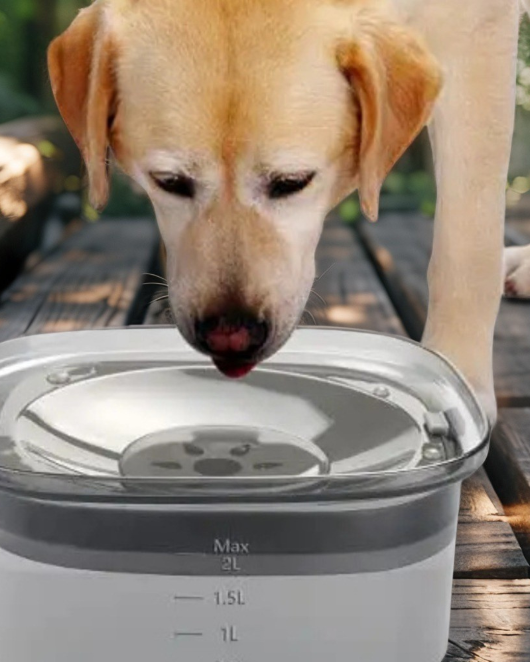 No More Spilled Water! - Anti-Spill Pet Water Bowl ( 2L)