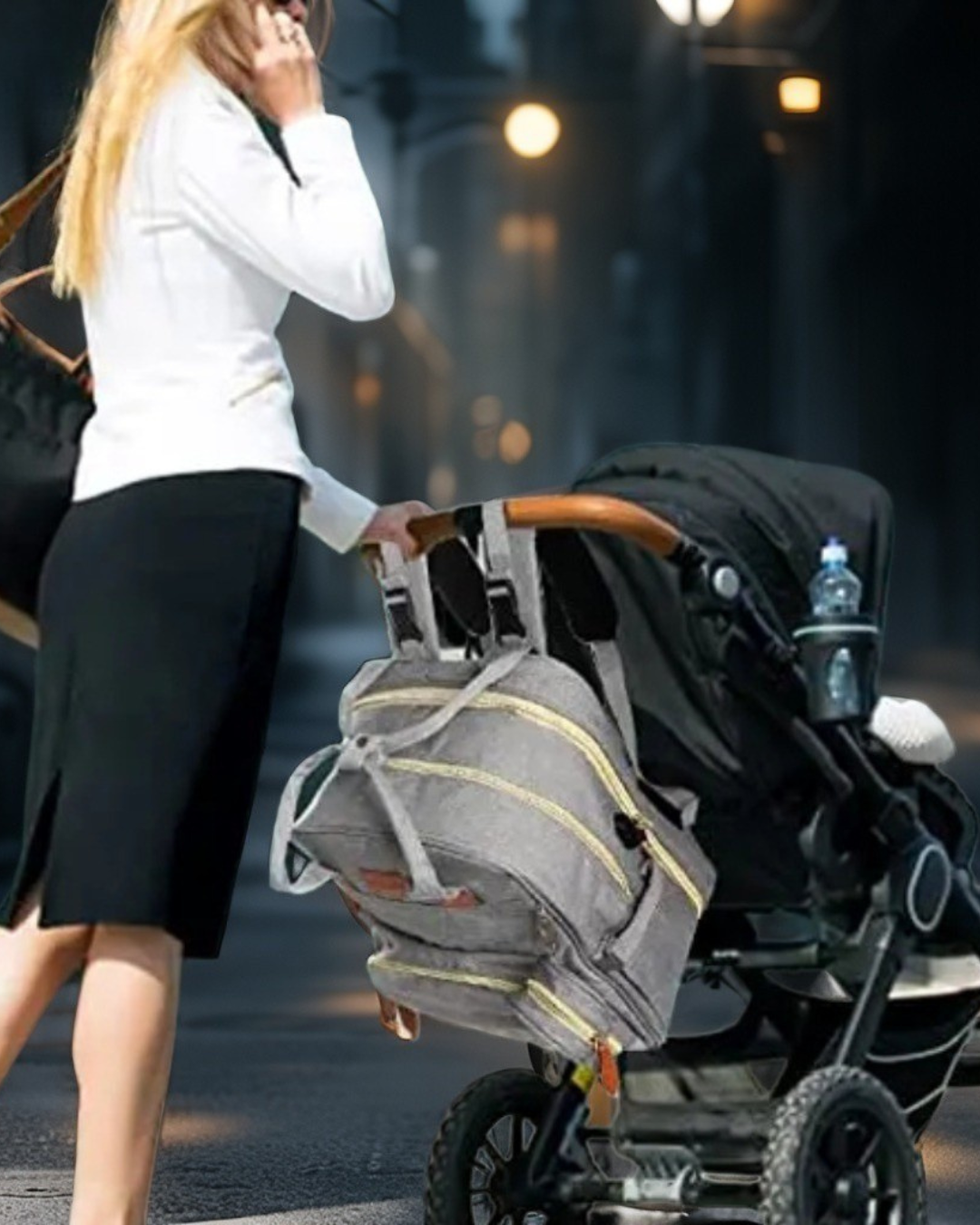 The 3-in-1 Backpack That Will Traform Your Bab's Travels!- Foldable Nappy Backpack,Travel Cot & Changing Station With USB Charger.
