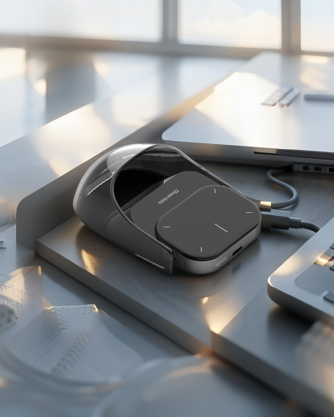 Cheertok Cheerdots 2 Wireless Touchpad Ai Recording Custom Enabled Mouse All-In-One Pocket Airmouse Presenter Smart Phone Remo