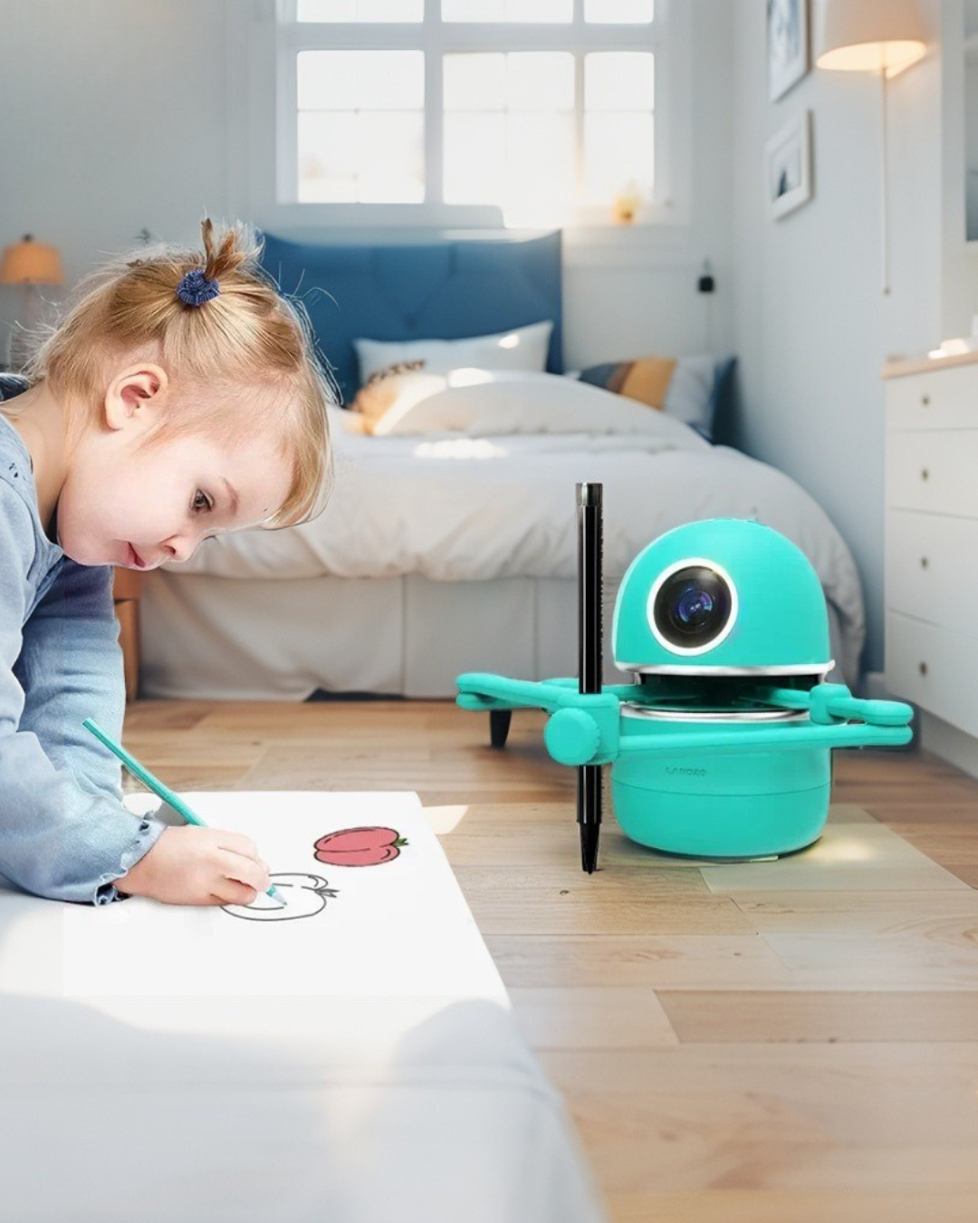 Kids Innovative Drawing Robot Technology Automatic Painting Learning Art Training Machine Intelligece Toys Quincy Robot Artist