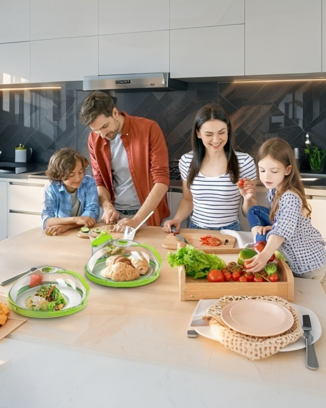 Microwave Cover for Food Clear Microwave Splatter Cover with Water Steamer and Handle 10 Inch Plate Covers Kitchen Gadgets