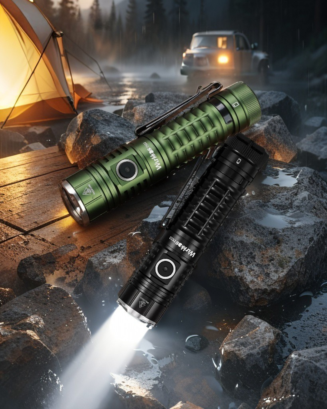 Wurkkos TS22 Rechargeable 21700 LED Flashlight XHP70.2 Powerful Max 4500LM IP68 with Magnet Tail & Reverse Charging for Hiking