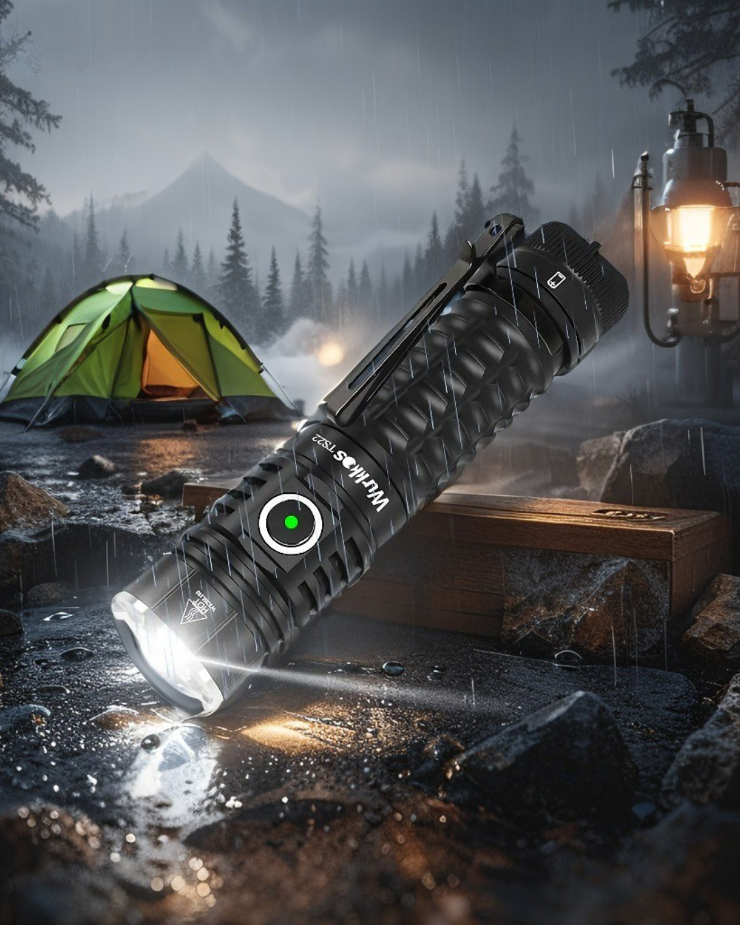 Wurkkos TS22 Rechargeable 21700 LED Flashlight XHP70.2 Powerful Max 4500LM IP68 with Magnet Tail & Reverse Charging for Hiking
