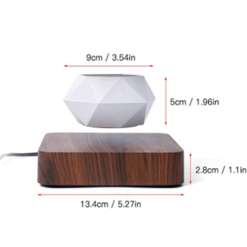 Fast Shipping Magnetic Suspension Flower Pot Levitating Air Bonsai Plant Succulent Patio Decoration Desktop Christmas Gift