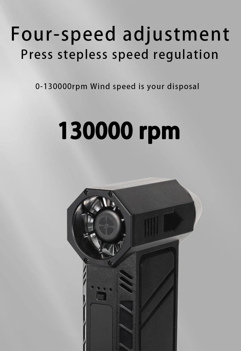 Turbo jet fan Violent Fan s7 Powerful Air Blower 200W High Power Duct Fan Mini Turbo Jet Fan 140000 RPM Strong Winds Turbo Fan mini turbo