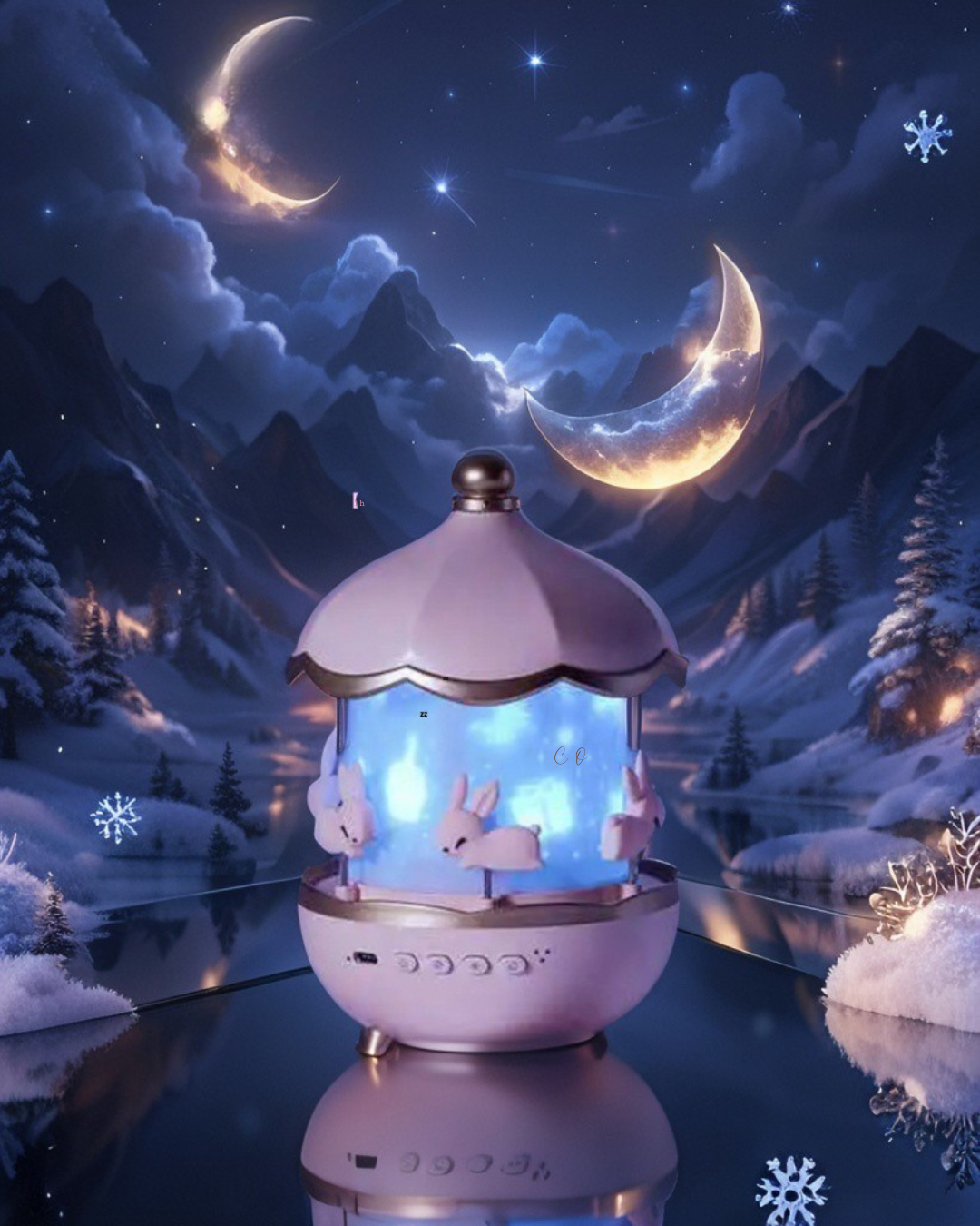Kids Night Light Projector 21 Films & Bluetooth Music Player Rechargeable Nightlights Bedroom Decor Birthday Gift Star Projector