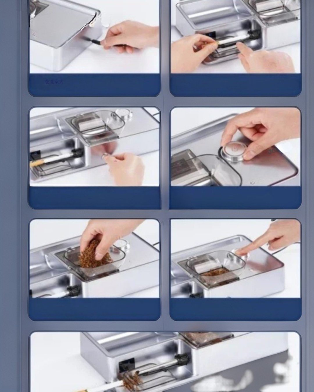 Make Your Own Cigarettes Quickly, Smartly, And Economically!-Electric Cigarette Rolling Machine.