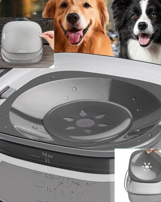 No More Spilled Water! - Anti-Spill Pet Water Bowl ( 2L)