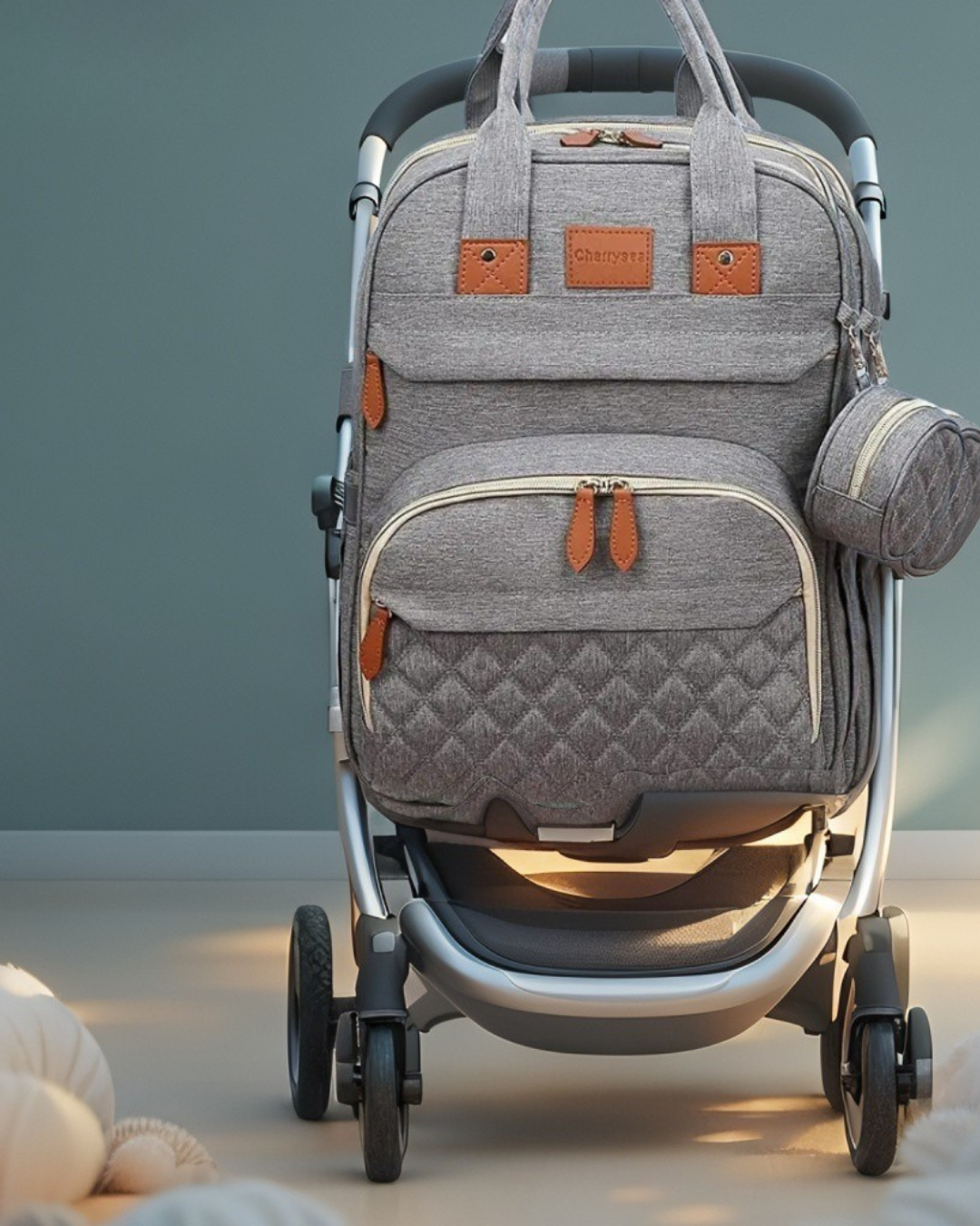 The 3-in-1 Backpack That Will Traform Your Bab's Travels!- Foldable Nappy  Backpack,Travel Cot & Changing Station With USB Charger.