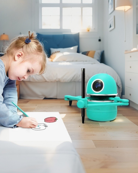 Kids Innovative Drawing Robot Technology Automatic Painting Learning Art Training Machine Intelligece Toys Quincy Robot Artist