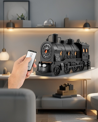 Steam Train Essential Oil Diffuser with Light 300ml Train Humidifier Diffuser Ultra Quiet Train Humidifier Steam Train Diffuser
