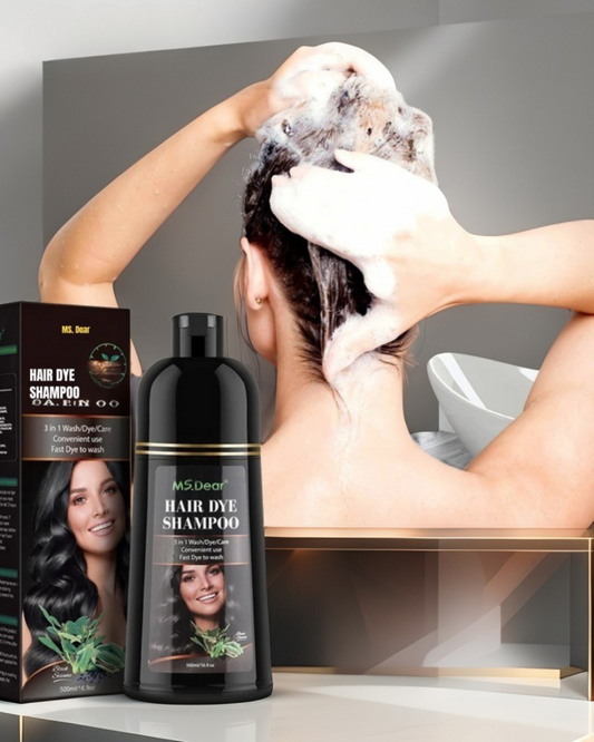 Say Goodbye To Grey Hair!-The Shampoo That Washes & Colours Instantly