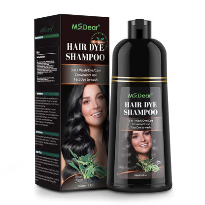 Say Goodbye To Grey Hair!-The Shampoo That Washes & Colours Instantly