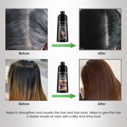 Say Goodbye To Grey Hair!-The Shampoo That Washes & Colours Instantly