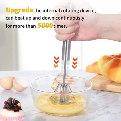 SpinMaster: Semi-Automatic Egg Whisk for Effortless Mixing