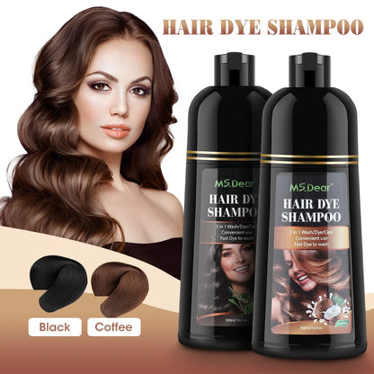 Say Goodbye To Grey Hair!-The Shampoo That Washes & Colours Instantly