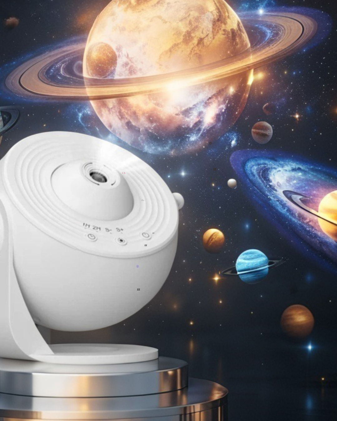 LED Space Galaxy Galaxy Projector, 13 in 1 Star Projector Galaxy Light, Ceiling Night Light Milky Way Mood Lighting with Timer