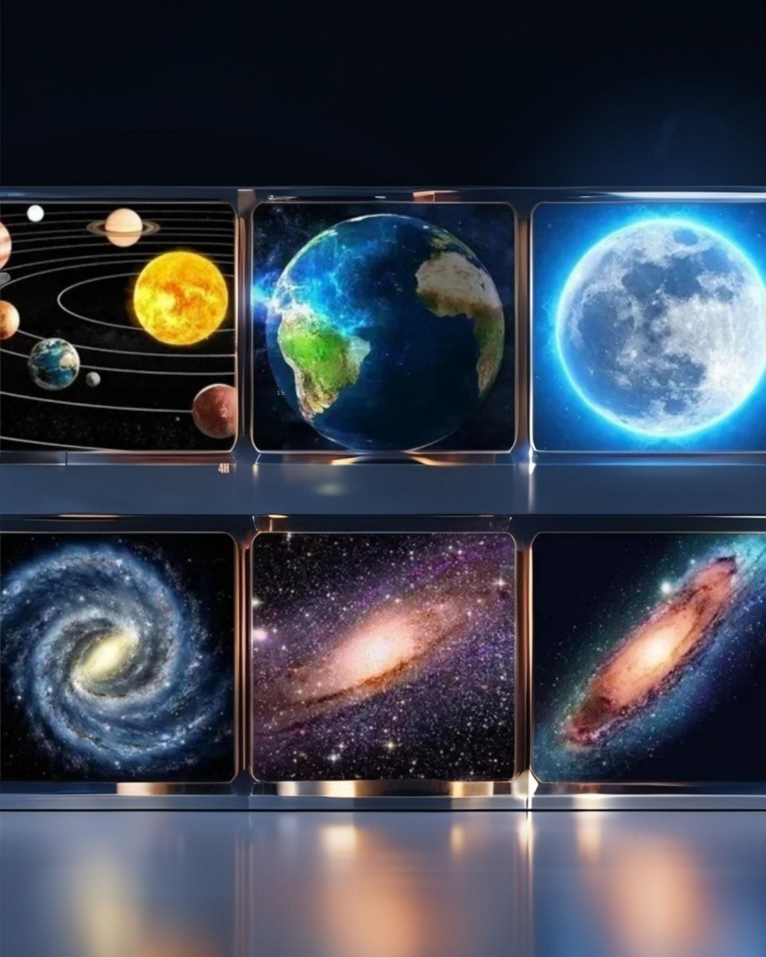 LED Space Galaxy Galaxy Projector, 13 in 1 Star Projector Galaxy Light, Ceiling Night Light Milky Way Mood Lighting with Timer