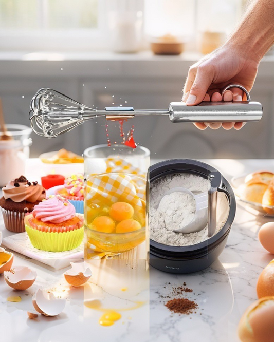 SpinMaster: Semi-Automatic Egg Whisk for Effortless Mixing