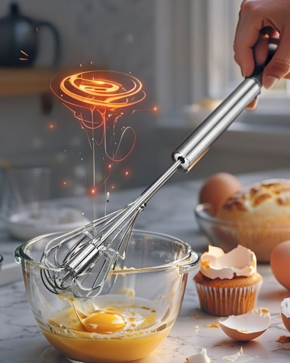 SpinMaster: Semi-Automatic Egg Whisk for Effortless Mixing
