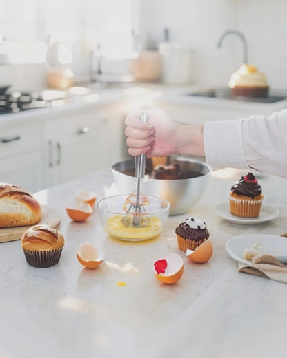 SpinMaster: Semi-Automatic Egg Whisk for Effortless Mixing