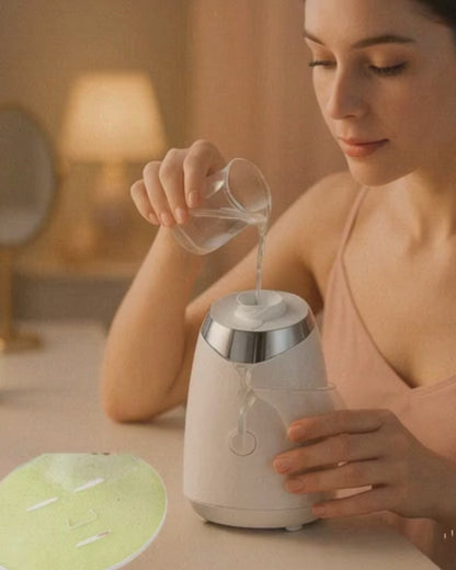 NEWest Automatic Fruit Mask Machine DIY Fruit Vegetable Face Mask Maker Facial Care Beauty Machine Natural Cream Making skincare